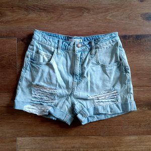 Women's Cello Ripped Jean Shorts